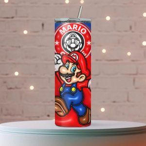 20 oz  3D  Mario Tumbler
